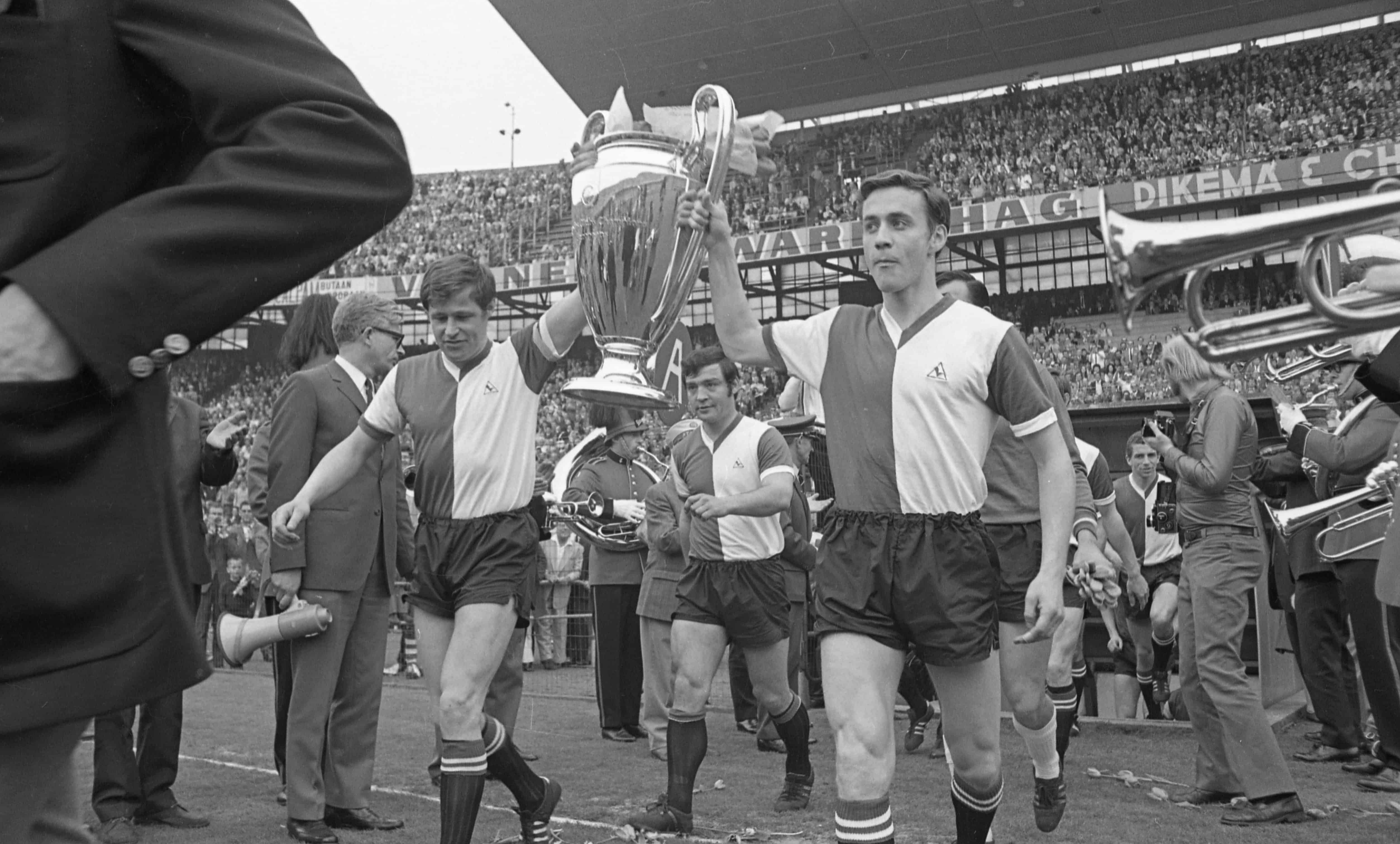 10 mei 1970, Feyenoord - Holland Sport, Bron De Feijenoorder, foto archief Piet Bouts